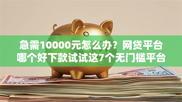 急需10000元怎么办?网贷平台哪个好下款试试这7个无门槛平台 急需10000元怎么办?网贷平台哪个好下款试试这7个无门槛平台