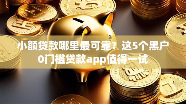 小额贷款哪里最可靠?这5个黑户0门槛贷款app值得一试 小额贷款哪里最可靠?这5个黑户0门槛贷款app值得一试