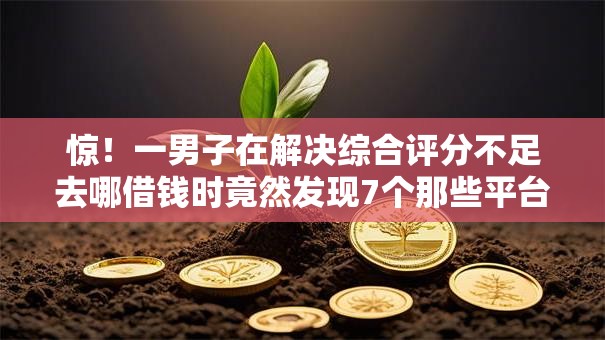 惊!一男子在解决综合评分不足去哪借钱时竟然发现7个那些平台可以借钱,事后分享了出来 惊!一男子在解决综合评分不足去哪借钱时竟然发现7个那些平台可以借钱,事后分享了出来