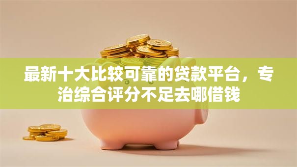 最新十大比较可靠的贷款平台，专治综合评分不足去哪借钱