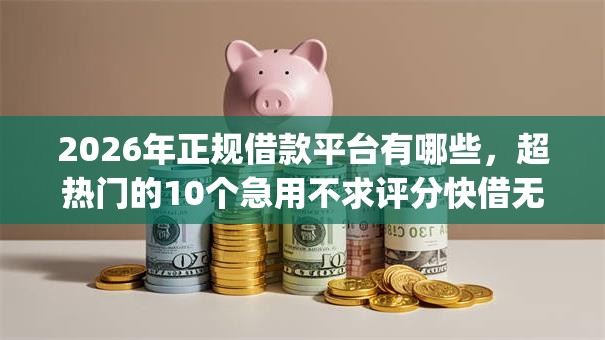 2026年正规借款平台有哪些，超热门的10个急用不求评分快借无忧的app推荐
