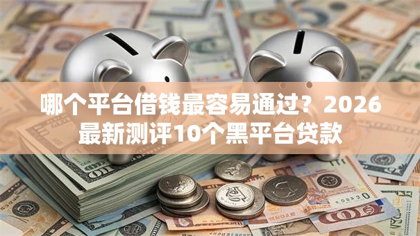 哪个平台借钱最容易通过？2026最新测评10个黑平台贷款