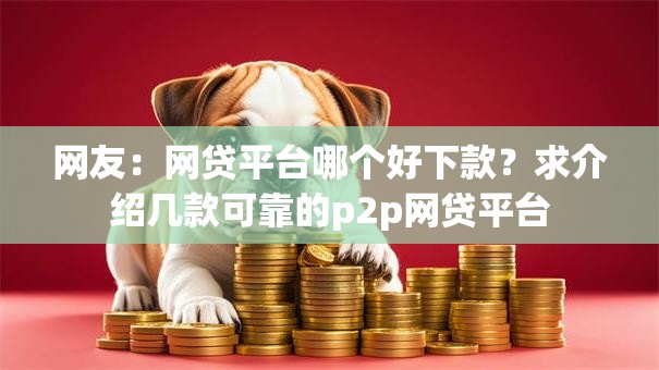 网友：网贷平台哪个好下款？求介绍几款可靠的p2p网贷平台