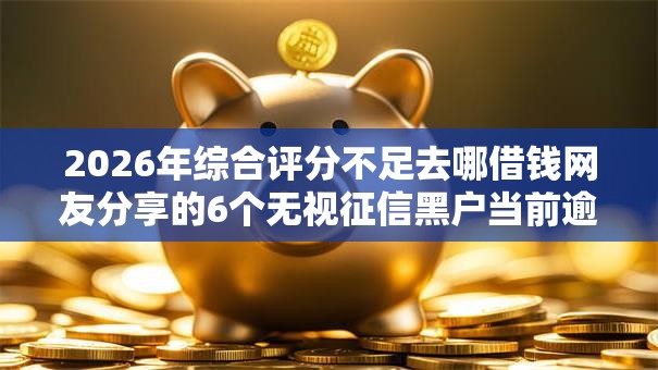 2026年综合评分不足去哪借钱网友分享的6个无视征信黑户当前逾期必下款的口子我觉得不错！