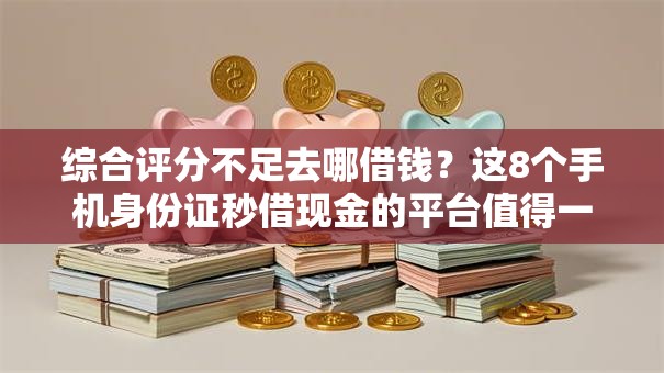 综合评分不足去哪借钱？这8个手机身份证秒借现金的平台值得一试