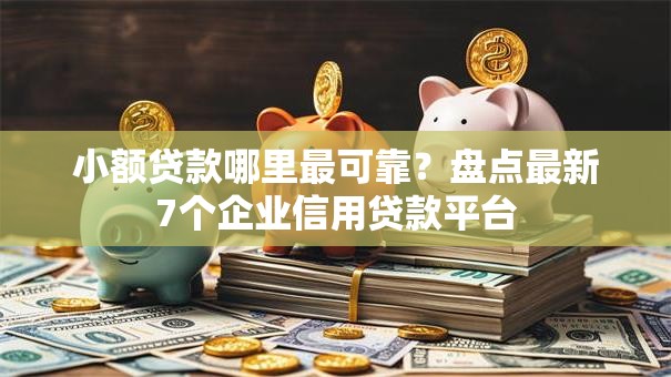 小额贷款哪里最可靠？盘点最新7个企业信用贷款平台