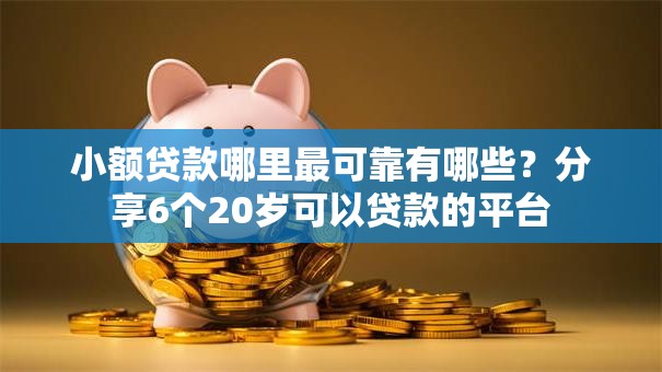 小额贷款哪里最可靠有哪些？分享6个20岁可以贷款的平台