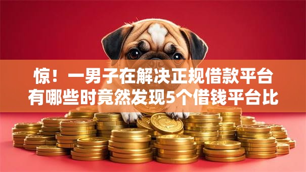 惊！一男子在解决正规借款平台有哪些时竟然发现5个借钱平台比较靠谱，事后分享了出来