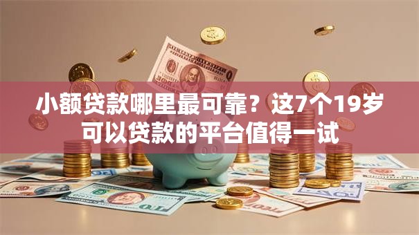 小额贷款哪里最可靠？这7个19岁可以贷款的平台值得一试