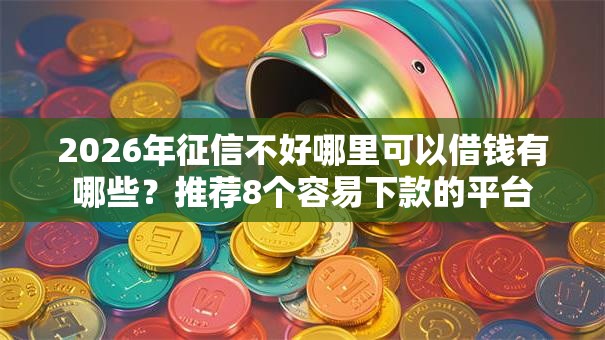 2026年征信不好哪里可以借钱有哪些？推荐8个容易下款的平台