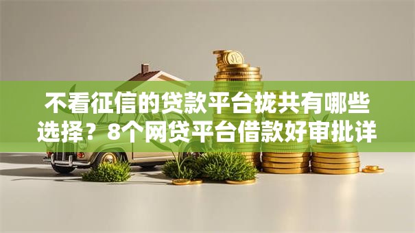 不看征信的贷款平台拢共有哪些选择？8个网贷平台借款好审批详解