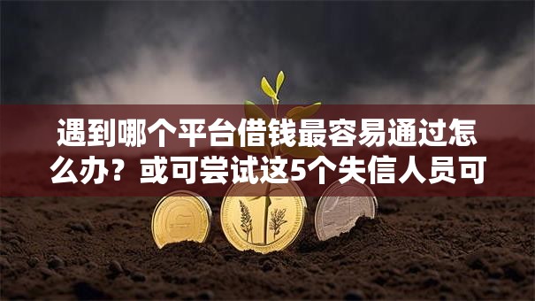 遇到哪个平台借钱最容易通过怎么办?或可尝试这5个失信人员可以借钱的网贷平台 遇到哪个平台借钱最容易通过怎么办?或可尝试这5个失信人员可以借钱的网贷平台