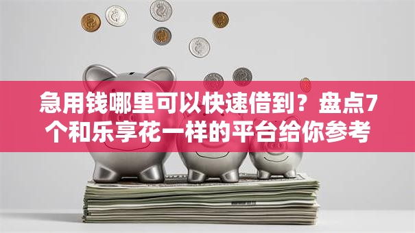 急用钱哪里可以快速借到？盘点7个和乐享花一样的平台给你参考