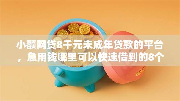 小额网贷8千元未成年贷款的平台,急用钱哪里可以快速借到的8个平台介绍 小额网贷8千元未成年贷款的平台,急用钱哪里可以快速借到的8个平台介绍