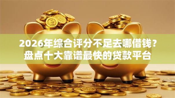 2026年综合评分不足去哪借钱？盘点十大靠谱最快的贷款平台