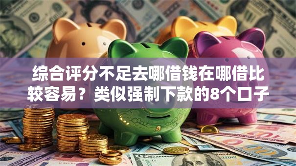 综合评分不足去哪借钱在哪借比较容易？类似强制下款的8个口子参考