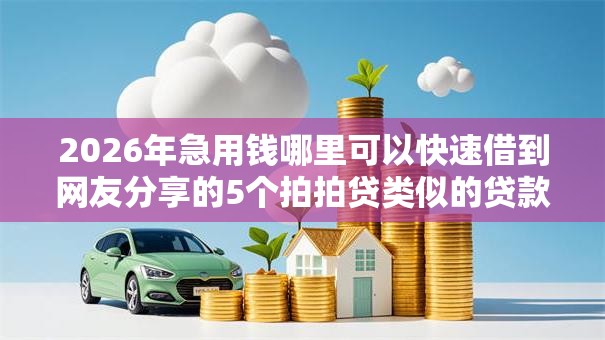 2026年急用钱哪里可以快速借到网友分享的5个拍拍贷类似的贷款平台我觉得不错！
