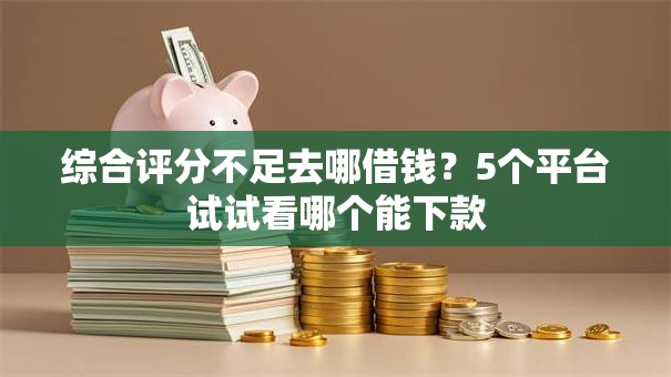 综合评分不足去哪借钱？5个平台试试看哪个能下款