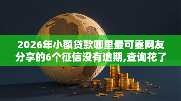 2026年小额贷款哪里最可靠网友分享的6个征信没有逾期,查询花了,能贷款的平台我觉得不错！