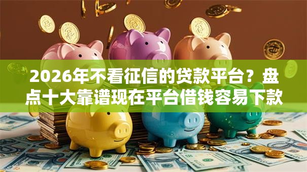 2026年不看征信的贷款平台?盘点十大靠谱现在平台借钱容易下款 2026年不看征信的贷款平台?盘点十大靠谱现在平台借钱容易下款