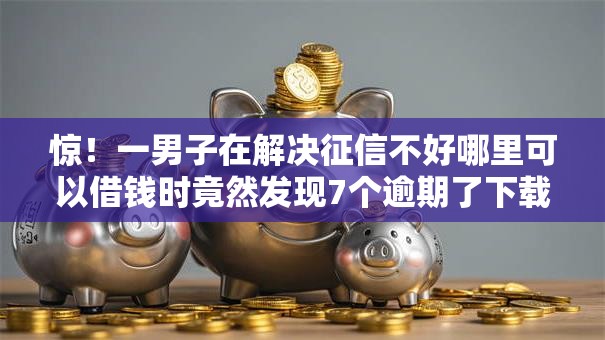 惊!一男子在解决征信不好哪里可以借钱时竟然发现7个逾期了下载什么软件可以借到钱,事后分享了出来 惊!一男子在解决征信不好哪里可以借钱时竟然发现7个逾期了下载什么软件可以借到钱,事后分享了出来