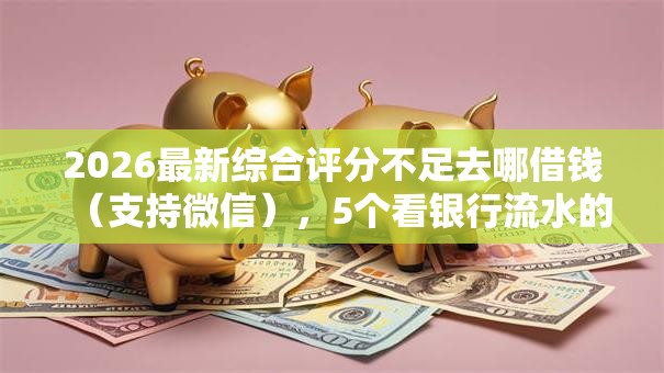 2026最新综合评分不足去哪借钱(支持微信),5个看银行流水的网贷软件无私分享 2026最新综合评分不足去哪借钱(支持微信),5个看银行流水的网贷软件无私分享