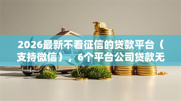 2026最新不看征信的贷款平台(支持微信),6个平台公司贷款无私分享 2026最新不看征信的贷款平台(支持微信),6个平台公司贷款无私分享