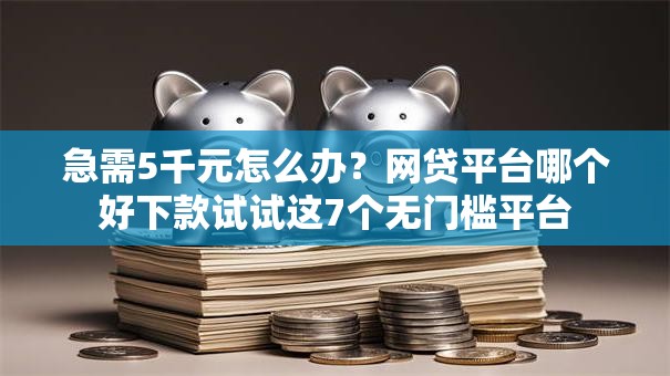 急需5千元怎么办？网贷平台哪个好下款试试这7个无门槛平台