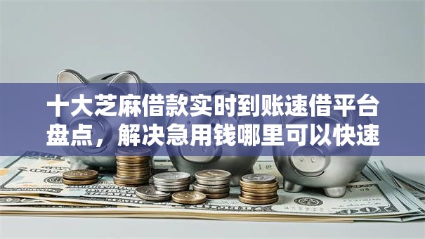 十大芝麻借款实时到账速借平台盘点，解决急用钱哪里可以快速借到的问题