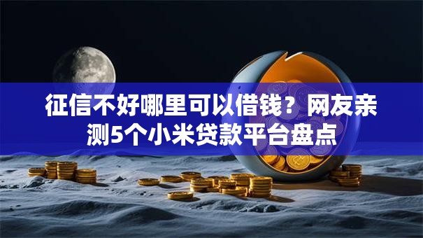 征信不好哪里可以借钱?网友亲测5个小米贷款平台盘点 征信不好哪里可以借钱?网友亲测5个小米贷款平台盘点