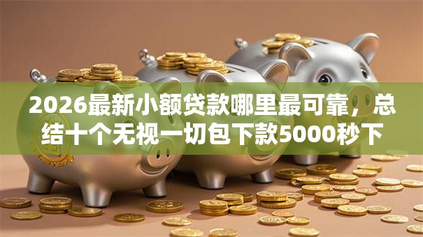 2026最新小额贷款哪里最可靠，总结十个无视一切包下款5000秒下款的口子！