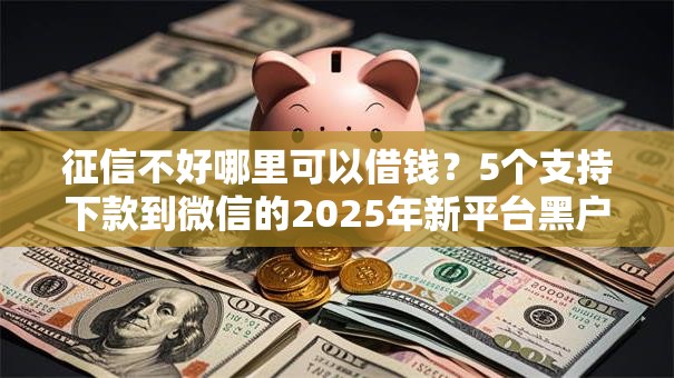 征信不好哪里可以借钱？5个支持下款到微信的2025年新平台黑户也能下款这种