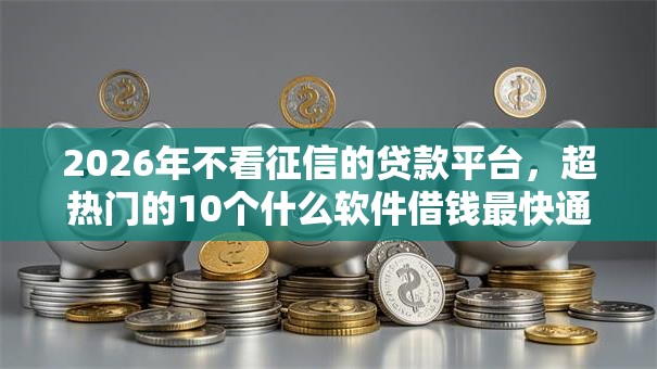 2026年不看征信的贷款平台,超热门的10个什么软件借钱最快通过利息低推荐 2026年不看征信的贷款平台,超热门的10个什么软件借钱最快通过利息低推荐