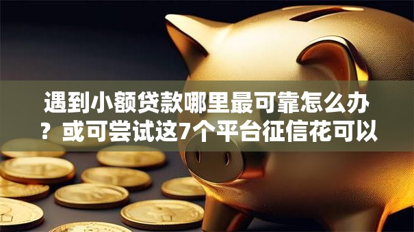 遇到小额贷款哪里最可靠怎么办?或可尝试这7个平台征信花可以下款 遇到小额贷款哪里最可靠怎么办?或可尝试这7个平台征信花可以下款