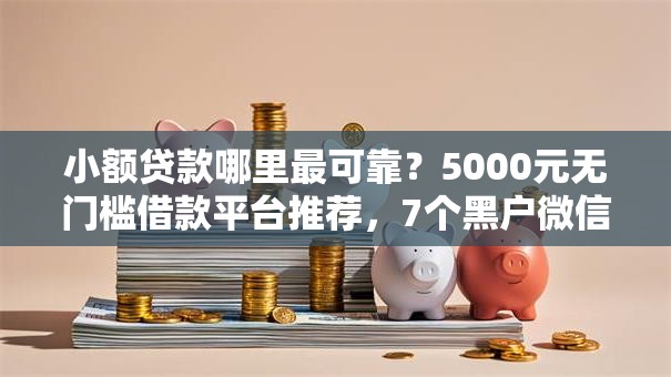 小额贷款哪里最可靠？5000元无门槛借款平台推荐，7个黑户微信借500的平台盘点
