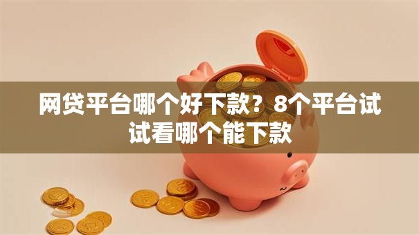 网贷平台哪个好下款？8个平台试试看哪个能下款