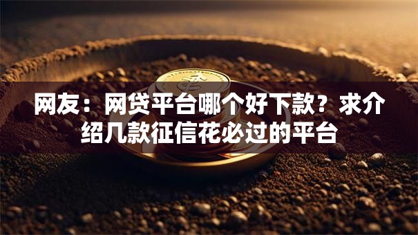 网友:网贷平台哪个好下款?求介绍几款征信花必过的平台 网友:网贷平台哪个好下款?求介绍几款征信花必过的平台