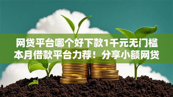 网贷平台哪个好下款1千元无门槛本月借款平台力荐！分享小额网贷口子1千元无门槛借款