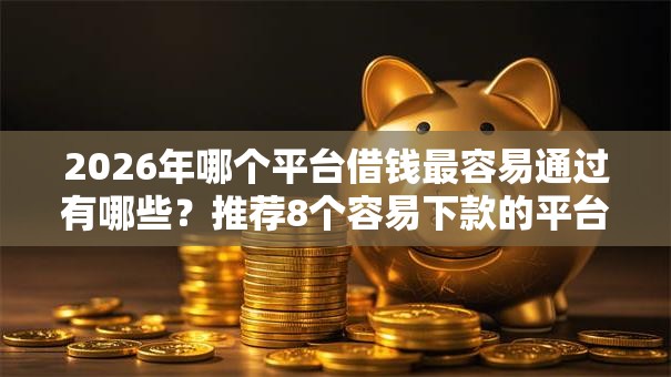2026年哪个平台借钱最容易通过有哪些?推荐8个容易下款的平台 2026年哪个平台借钱最容易通过有哪些?推荐8个容易下款的平台