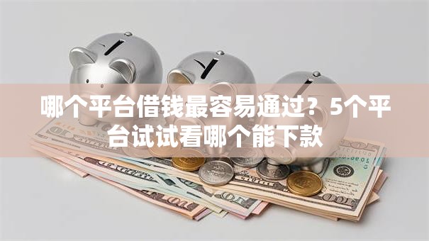哪个平台借钱最容易通过？5个平台试试看哪个能下款