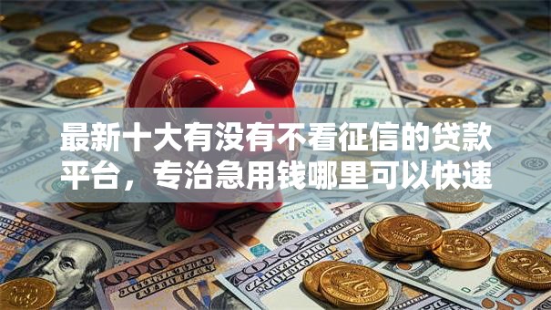 最新十大有没有不看征信的贷款平台,专治急用钱哪里可以快速借到 最新十大有没有不看征信的贷款平台,专治急用钱哪里可以快速借到