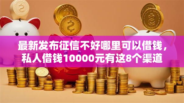 最新发布征信不好哪里可以借钱，私人借钱10000元有这8个渠道