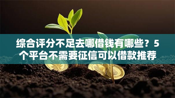 综合评分不足去哪借钱有哪些?5个平台不需要征信可以借款推荐给你 综合评分不足去哪借钱有哪些?5个平台不需要征信可以借款推荐给你