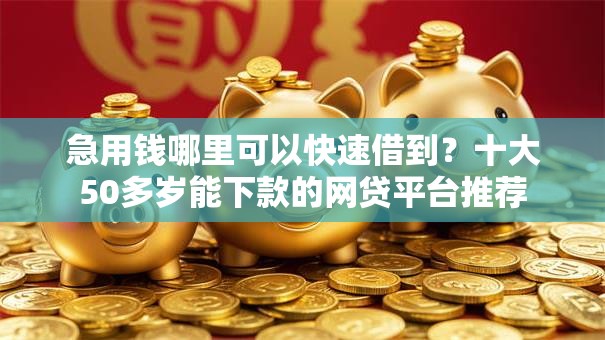 急用钱哪里可以快速借到?十大50多岁能下款的网贷平台推荐 急用钱哪里可以快速借到?十大50多岁能下款的网贷平台推荐