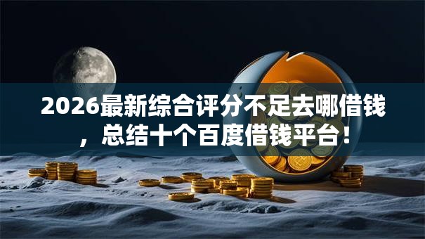 2026最新综合评分不足去哪借钱，总结十个百度借钱平台！