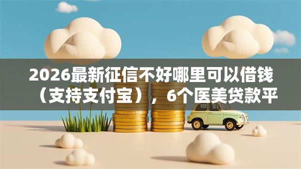 2026最新征信不好哪里可以借钱（支持支付宝），6个医美贷款平台无私分享