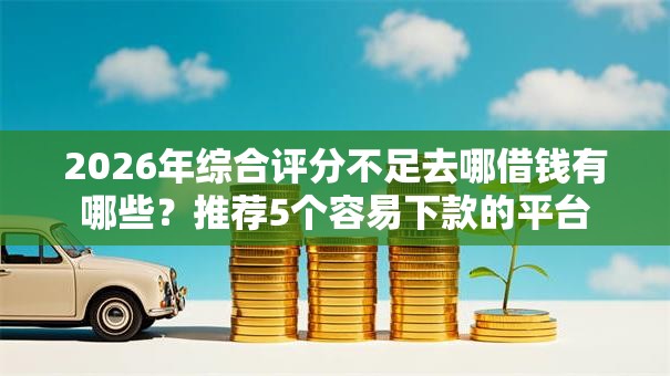 2026年综合评分不足去哪借钱有哪些？推荐5个容易下款的平台