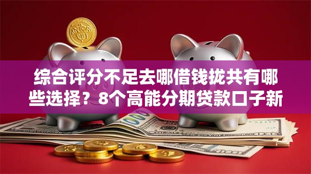 综合评分不足去哪借钱拢共有哪些选择？8个高能分期贷款口子新秀详解