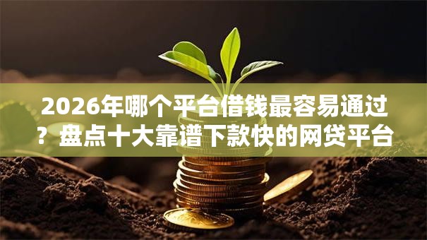 2026年哪个平台借钱最容易通过？盘点十大靠谱下款快的网贷平台