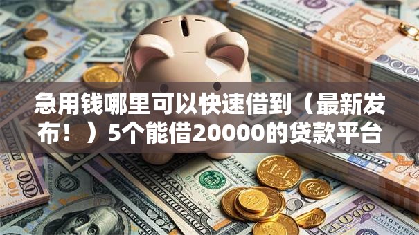 急用钱哪里可以快速借到(最新发布!)5个能借20000的贷款平台 急用钱哪里可以快速借到(最新发布!)5个能借20000的贷款平台
